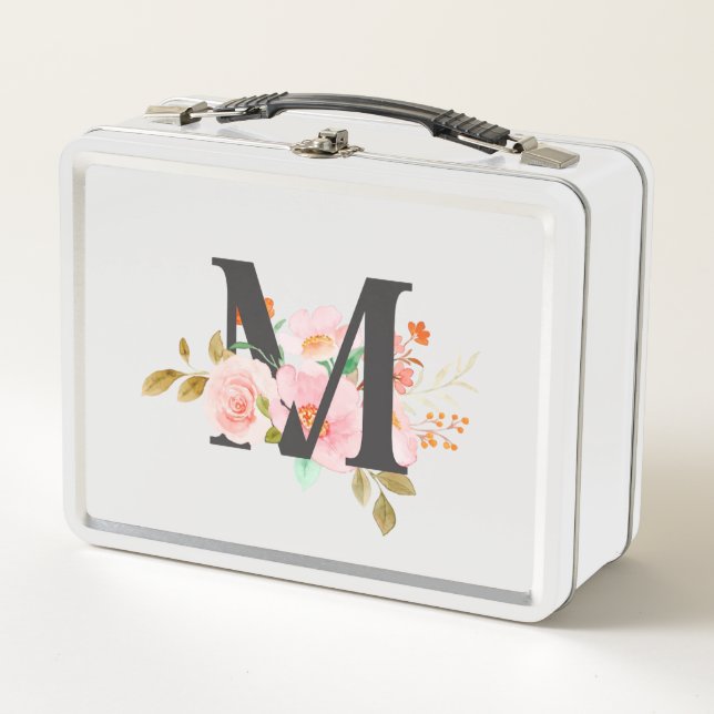 Letter M Metal Lunch Box (Front)