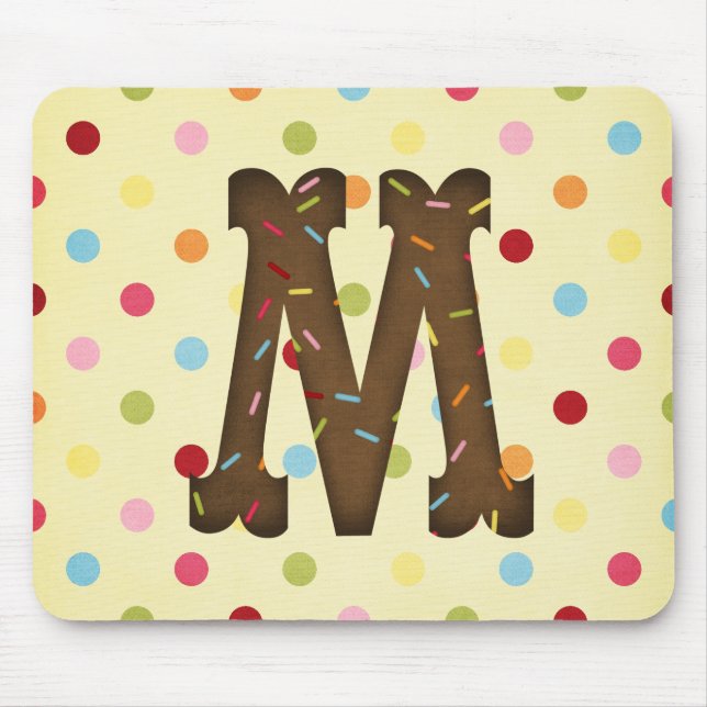 Letter M Mouse Pad (Front)