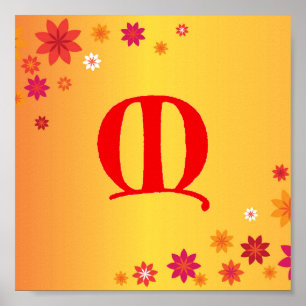 Letter M Poster