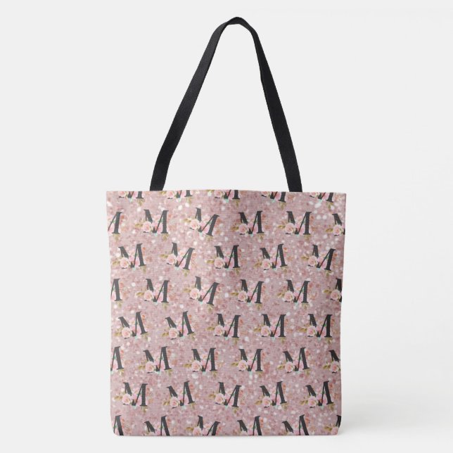 Letter M Tote Bag (Front)