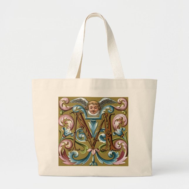 Letter 'M' With Angel - Bag (Front)