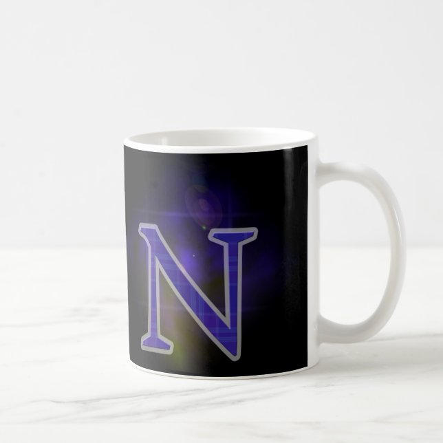 Letter N Coffee Mug (Right)