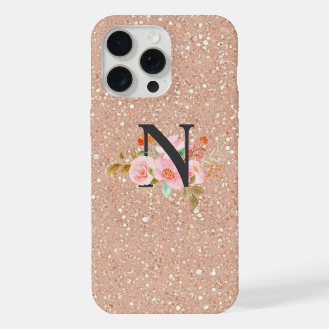 Letter N iPhone Case (Back)