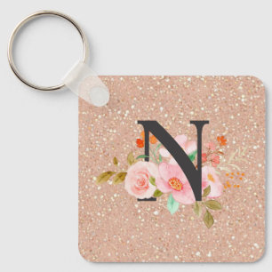 Letter N Keychain
