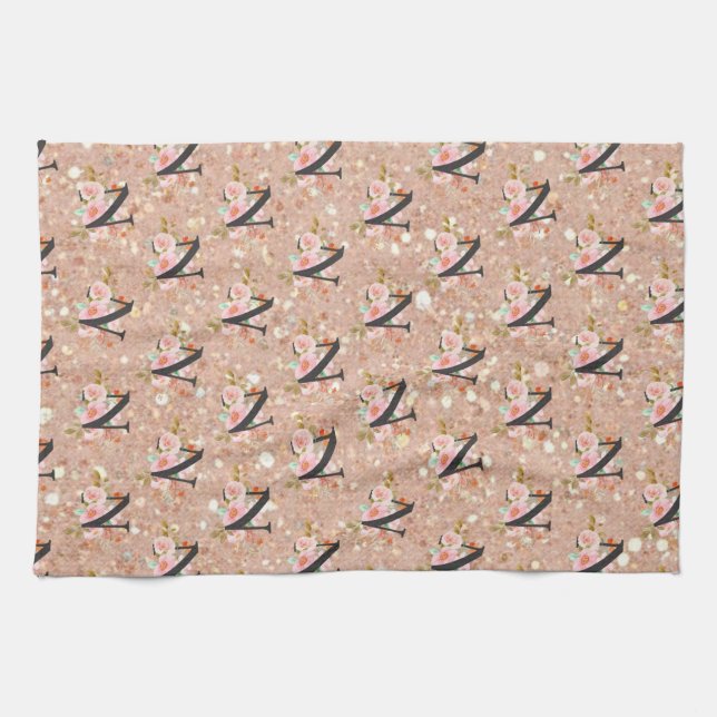 Letter N Kitchen Towel (Horizontal)