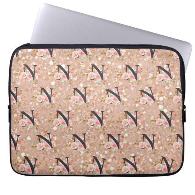 Letter N Laptop Sleeve (Front)