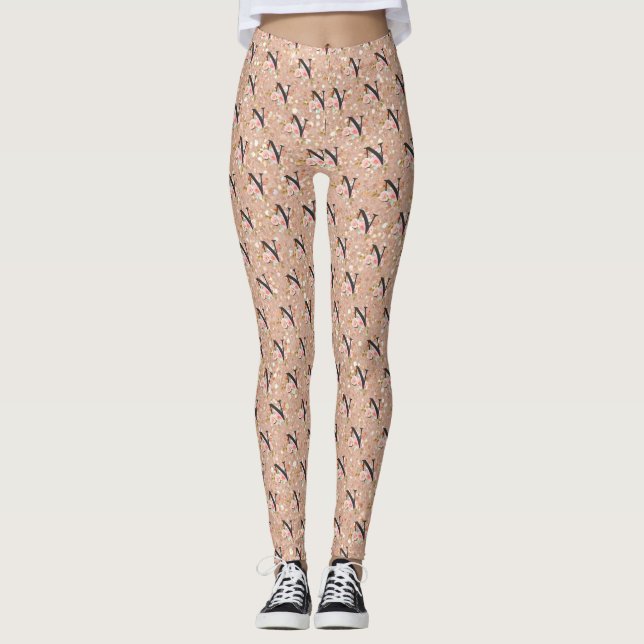 Letter N Leggings (Front)