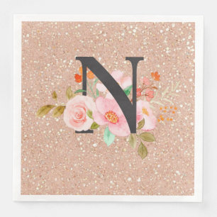 Letter N Napkin