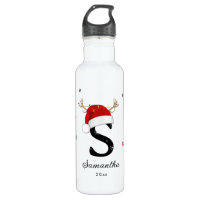 Letter Name Santa Hat | Monogram | Custom Initial
