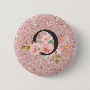 Letter O 2 Inch Round Button