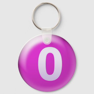 Letter O Keychain