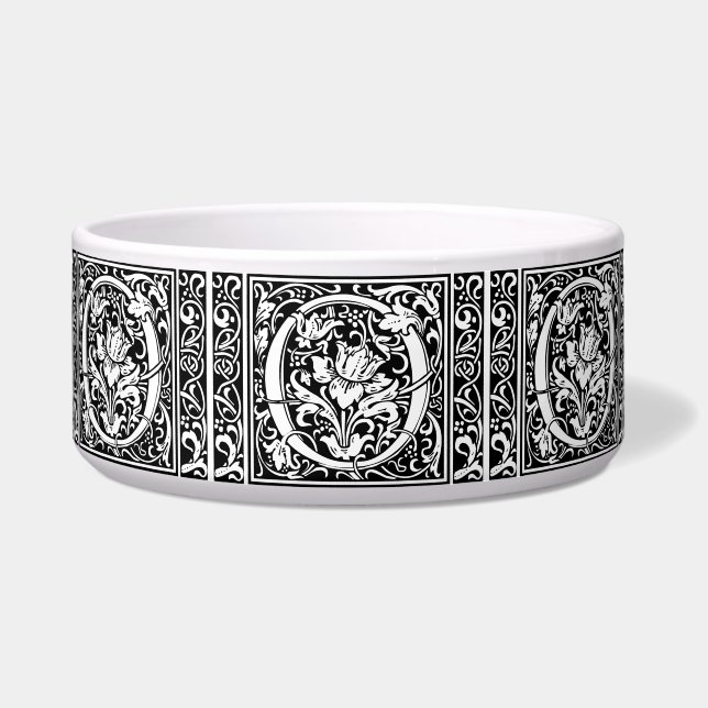 Letter O Medieval Monogram Art Nouveau (Front)