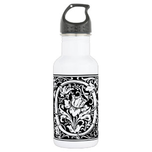 Letter O Medieval Monogram Art Nouveau 532 Ml Water Bottle