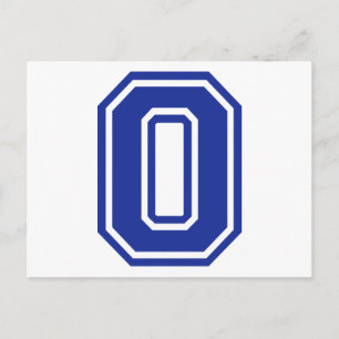 Letter O Postcard