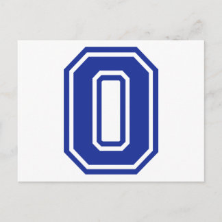 Letter O Postcard