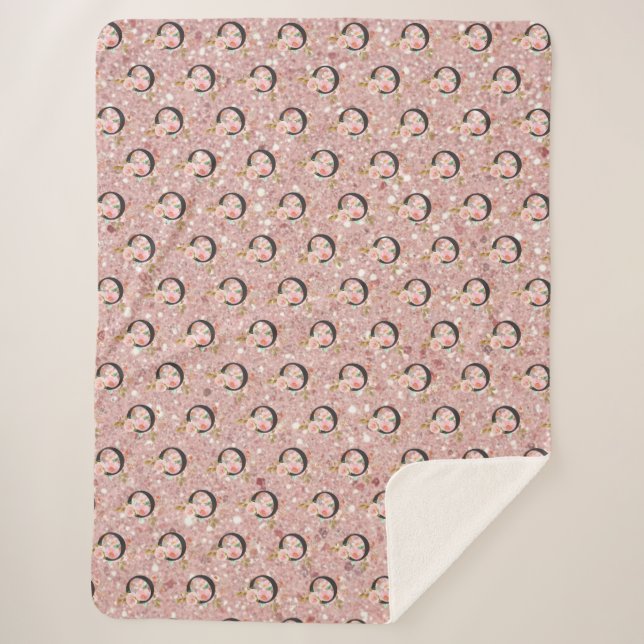 Letter O Sherpa Blanket (Front)