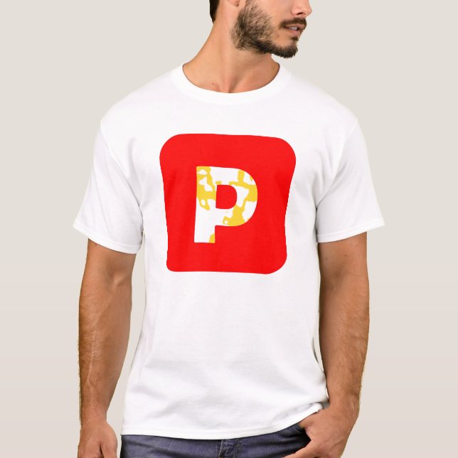 Letter P T-Shirt (Front)