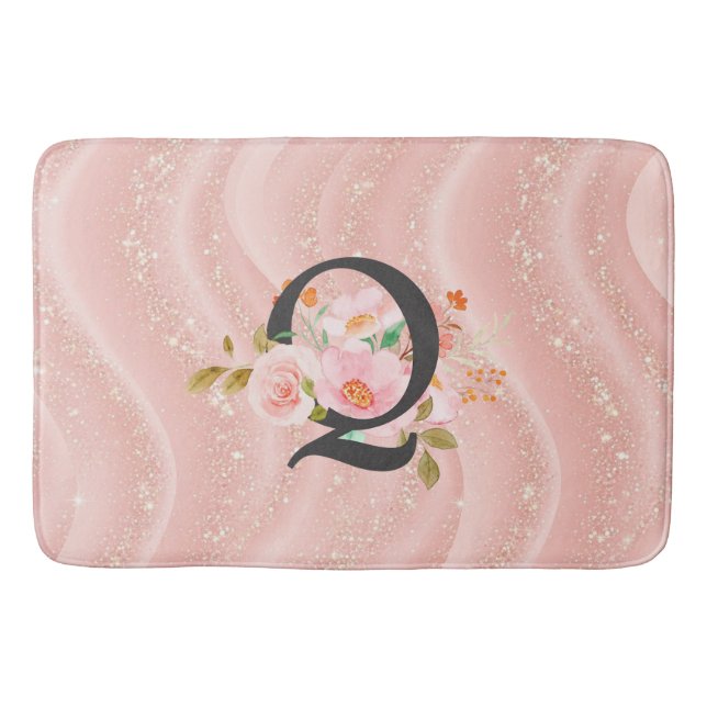 Letter Q Bath Mat (Front)