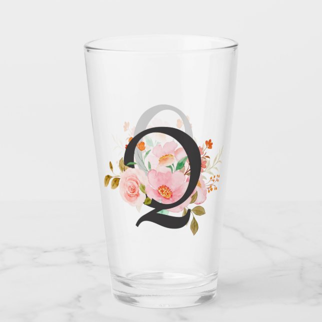 Letter Q Glass (Front)