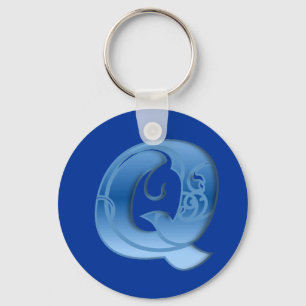 Letter Q Keychain