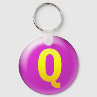 Letter Q Keychain