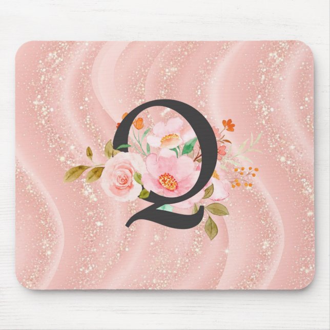 Letter Q Mouse Pad (Front)