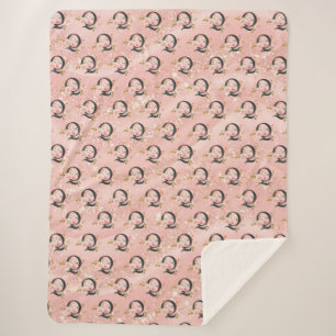 Letter Q Sherpa Blanket