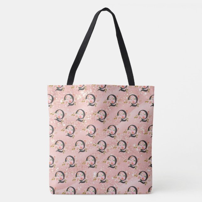 Letter Q Tote Bag (Front)