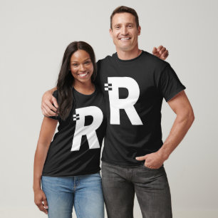 Letter R Alphabet Initial Monogram  T-Shirt