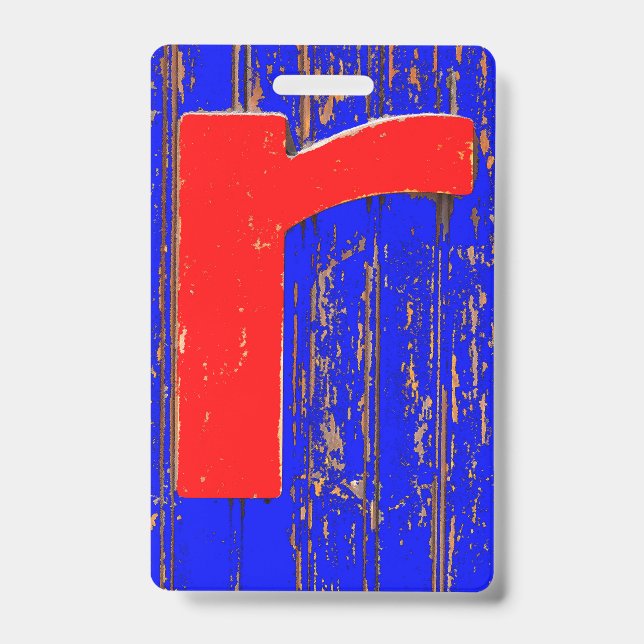 Letter r badge (Front)