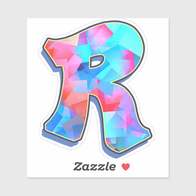 Letter R_ Graffiti Alphabet Letters (Sheet)