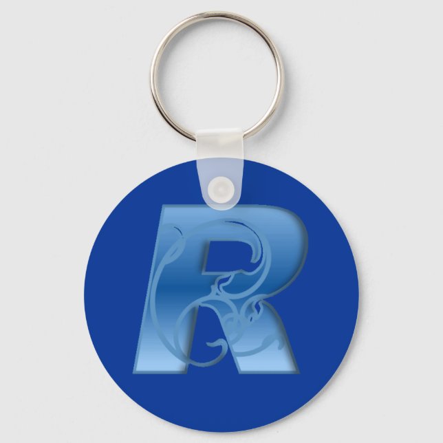 Letter R Keychain (Front)