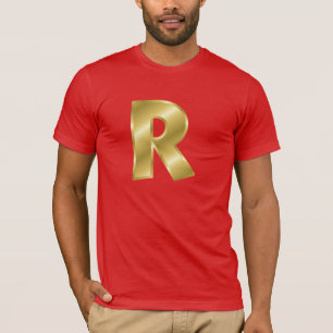 Letter R Men's Basic Bella Canvas T-Shirt