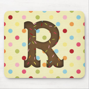 Letter R Mouse Pad