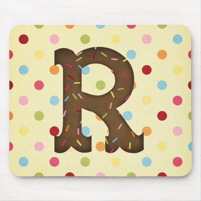 Letter R Mouse Pad (Front)