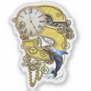 Letter S Birthday customization Sticker