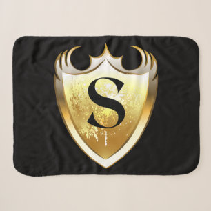 Letter S Capital Alphabet Sherpa Blanket