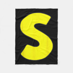 Letter S Funny Chipmunk Group Matching Halloween C Fleece Blanket