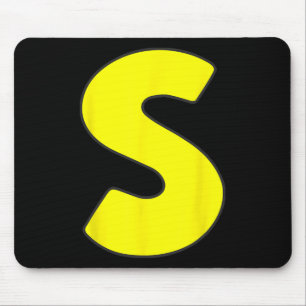 Letter S Funny Chipmunk Group Matching Halloween C Mouse Pad