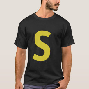 letter S funny chipmunk group matching halloween c T-Shirt