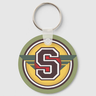 Letter "S" Initial Keychain