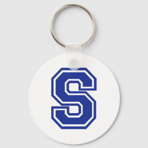 Letter S Keychain
