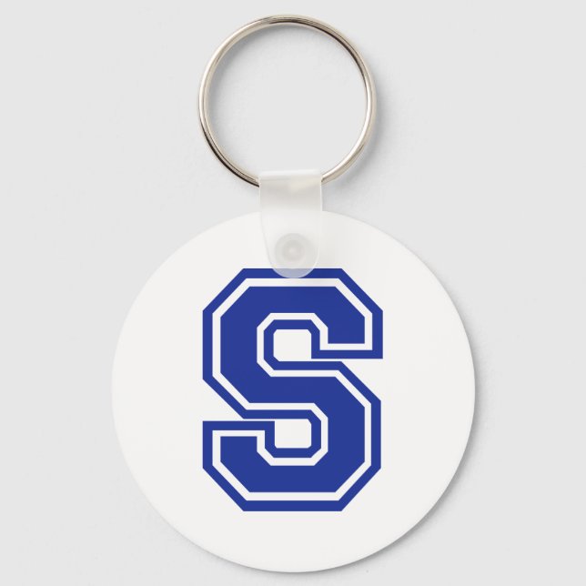 Letter S Keychain (Front)