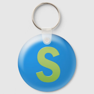 Letter S Keychain