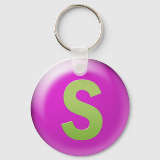 Letter S Keychain