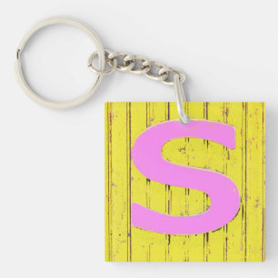 Letter s keychain