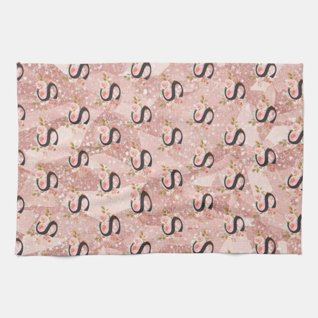 Letter S Kitchen Towel (Horizontal)