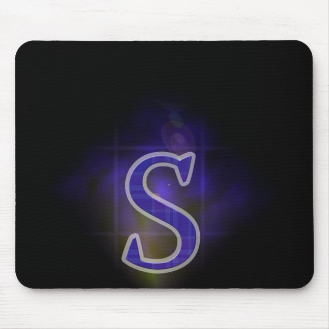 Letter S Mouse Pad (Front)