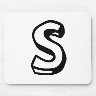 Letter S Mouse Pad