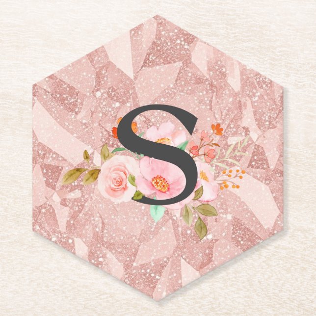Letter S Paper Coaster (Front)